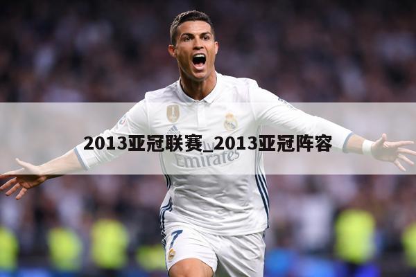 2013亚冠联赛_2013亚冠阵容